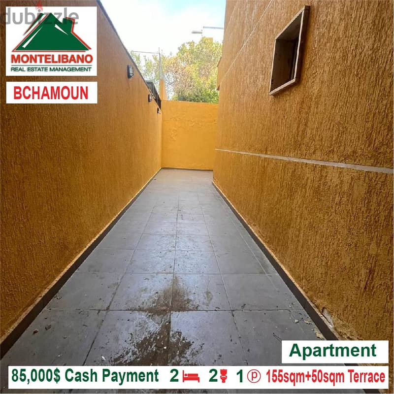 85000$!! Apartment + Terrace for sale located in Bchamoun 2