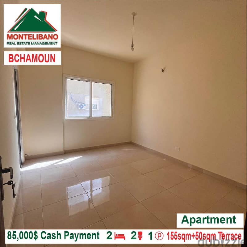 85000$!! Apartment + Terrace for sale located in Bchamoun 4