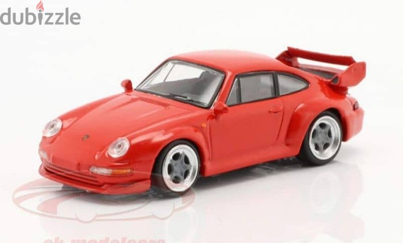 Porsche (993) GT2 diecast car model 1;64. 1