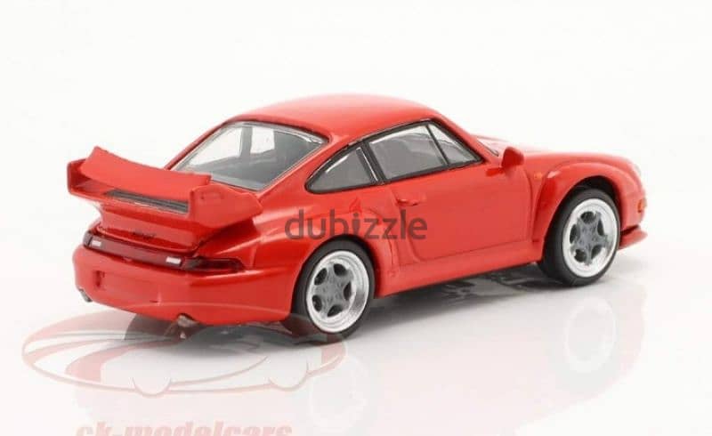 Porsche (993) GT2 diecast car model 1;64. 3