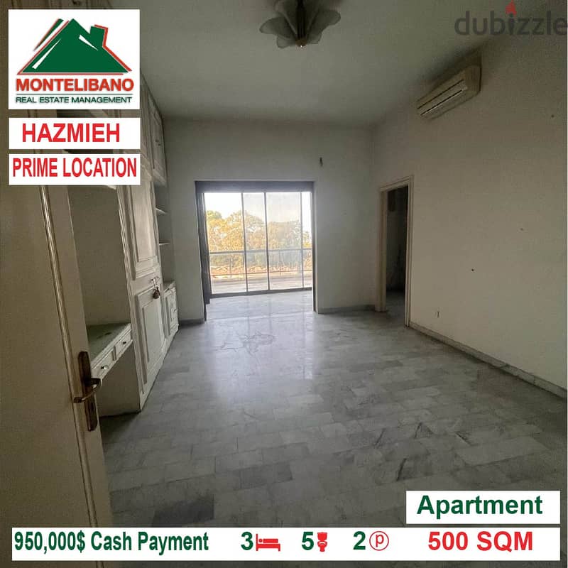 950000$!! Apartment for sale located in Hazmieh 2
