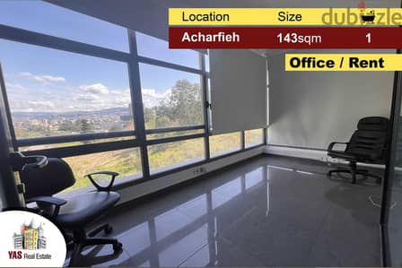 Achrafieh / Aadliyeh 143m2 | Office | Luxury | Rent | AA  |