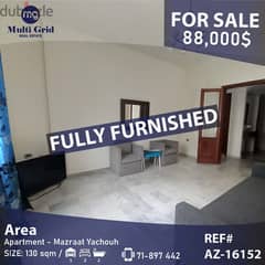 Apartment For Sale in Mazraat Yachouh,  شقّة للبيع في مزرعة ياشوع