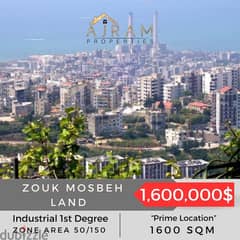 Zouk Mosbeh   | 1600 sqm | Prime Location