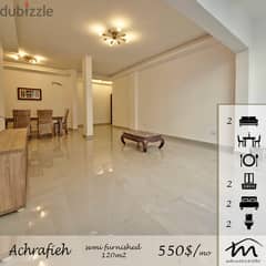 Ashrafieh | 24/7 Electricity | Fully Renovated / Semi Furnished 120m² 0