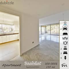 Baabdat | High End Building | Huge Balcony | Open View | Classy Deal 0