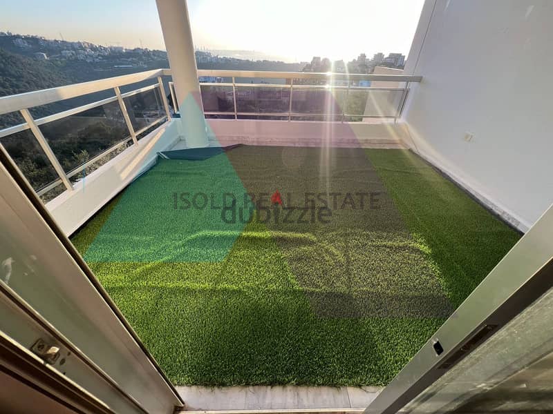 Furnished 200 m2 apartment +panoramic view for sale in Zouk Mosbeh 2