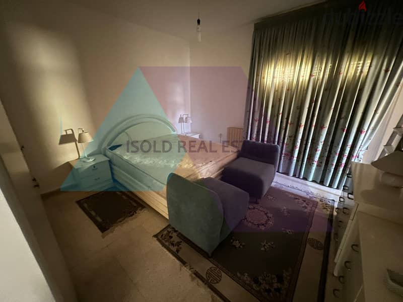 Furnished 200 m2 apartment +panoramic view for sale in Zouk Mosbeh 9