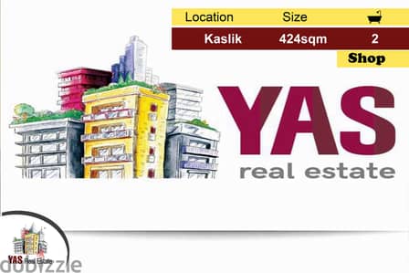 Kaslik 424m2 | Shop | Main Street |Prime Location | Rental Income|KSEH