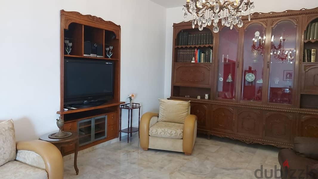 220 Sqm | Prime Location Furnished Apartment For Rent In Beit Mery 1