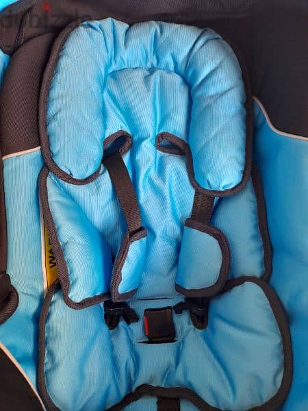brand new car seat kinderide blue 3
