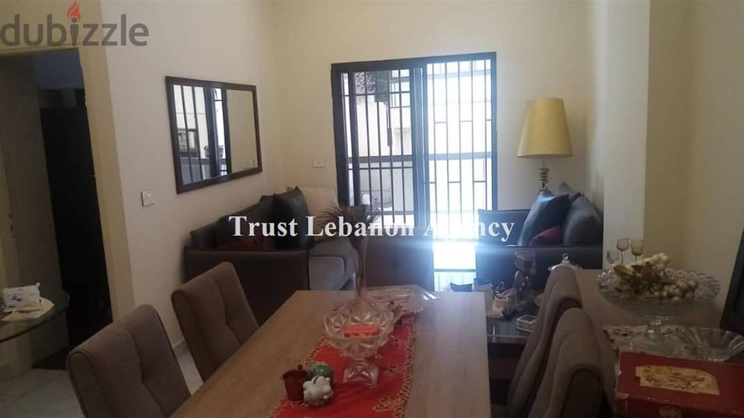 120Sqm+50 Sqm Terrace|Fully furnished apartment for sale in Mansourieh 1