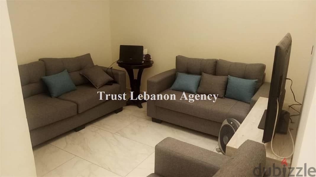 120Sqm+50 Sqm Terrace|Fully furnished apartment for sale in Mansourieh 3