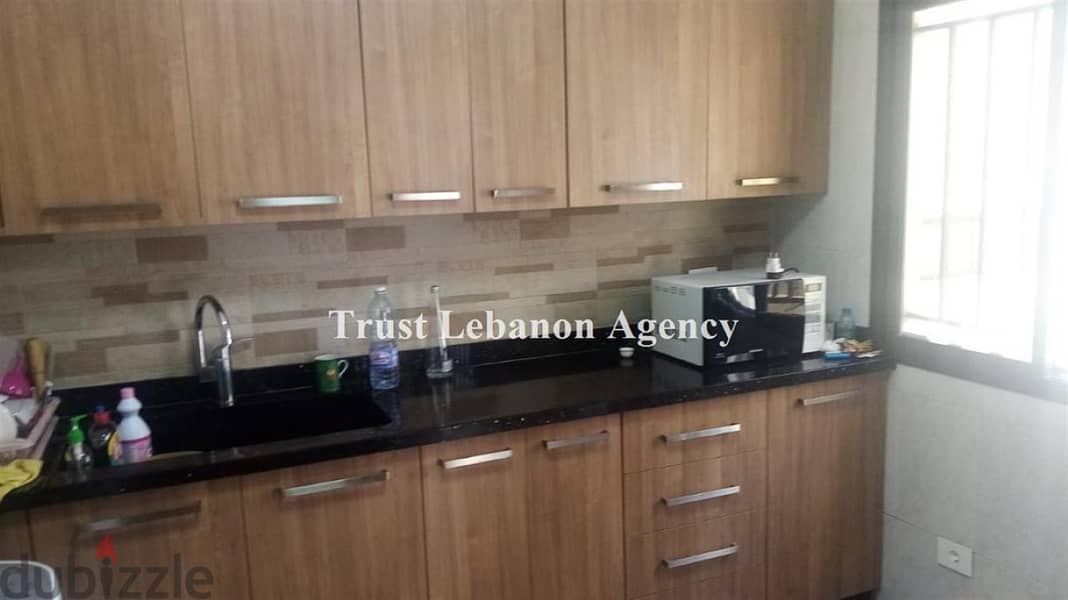 120Sqm+50 Sqm Terrace|Fully furnished apartment for sale in Mansourieh 7