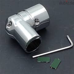 CHROME FUEL LINE FITTING COVER 0