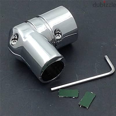 CHROME FUEL LINE FITTING COVER