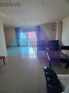 Semi-Furnished 200m2 apartment+open view for rent in Kennebet Broumana