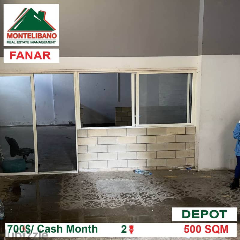 700$!! Depot for rent located in Fanar 2