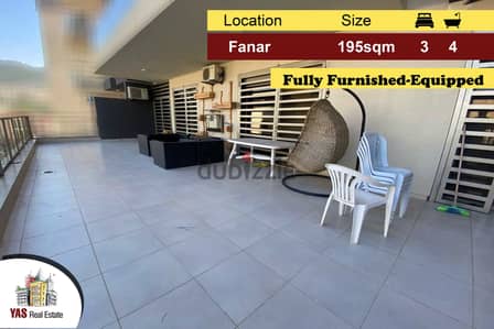 Fanar 195m2 | 115m2 terrace/garden | Furnished | Decorated | Calm Area