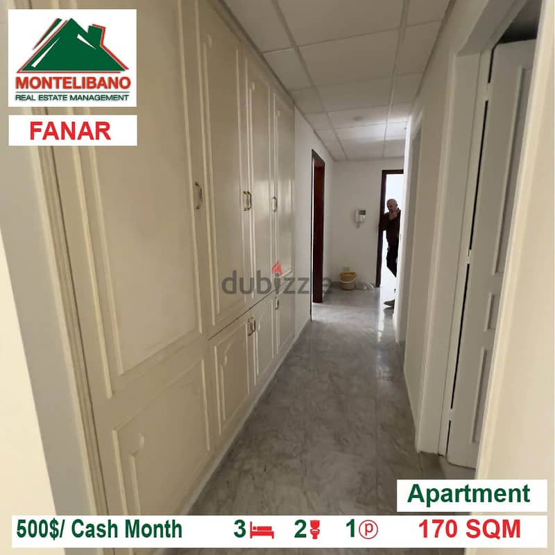 500$!! Apartment for rent located in Fanar 4