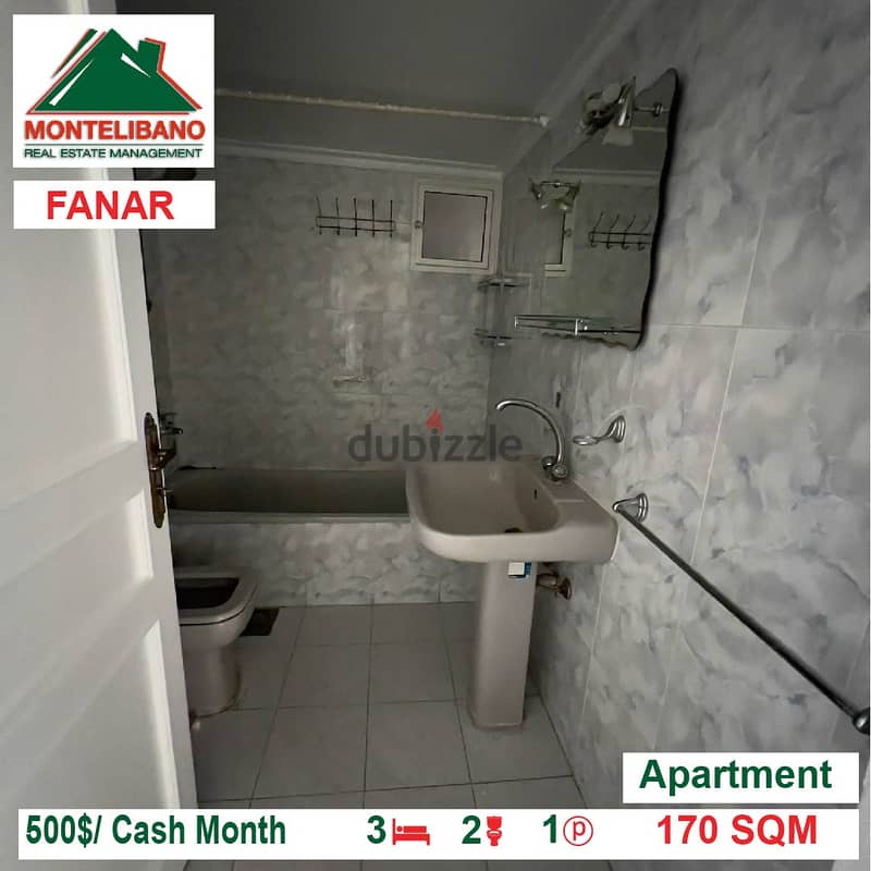 500$!! Apartment for rent located in Fanar 6