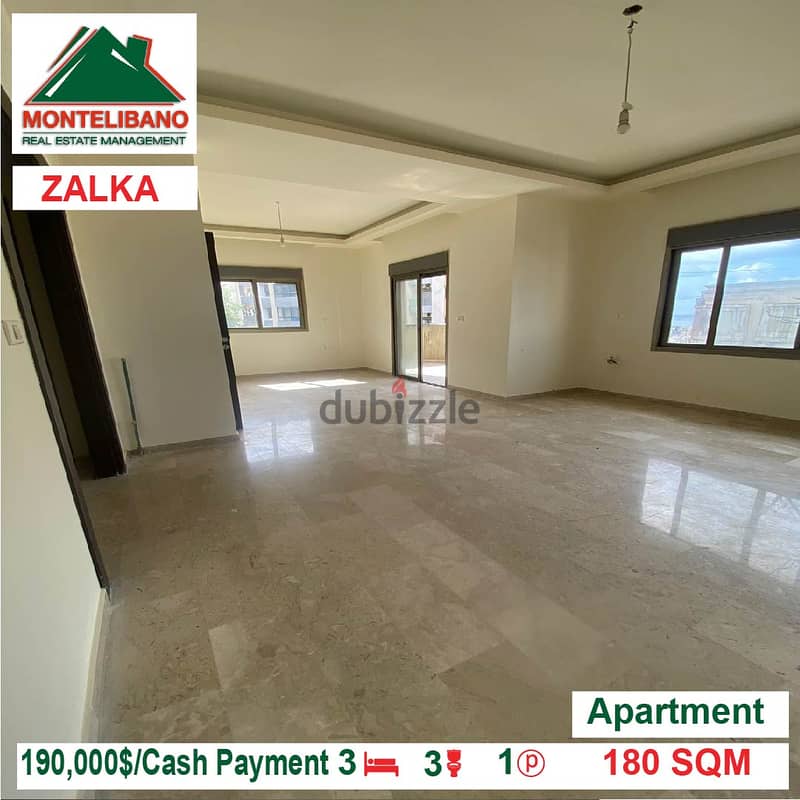 190,000$!! Apartment for sale located in Zalka 2