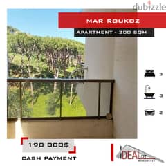 Apartment for sale in Mar Roukoz 200 sqm ref#chc2412