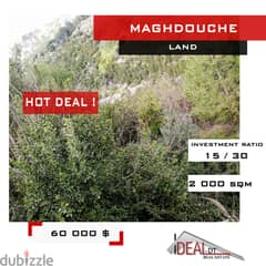 Hot Deal !!! 60 000 $ Land for sale In Maghdouche 2000 sqm ref#jj26068 0
