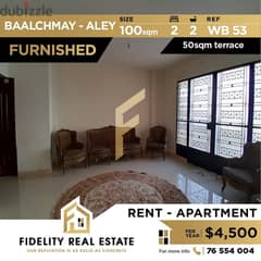Furnished apartment for rent in Baalchmay Aley WB53