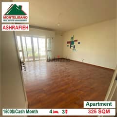 1500$!! Apartment for rent located in Achrafieh 0