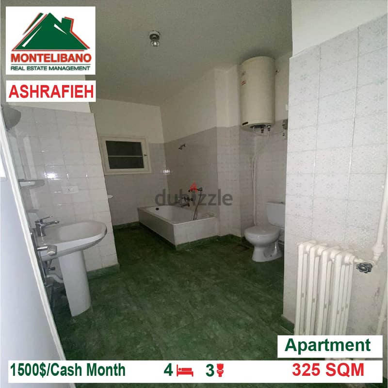 1500$!! Apartment for rent located in Achrafieh 5