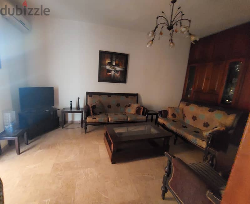 130 SQM Furnished Apartment in New Rawda, Metn with Sea View 1