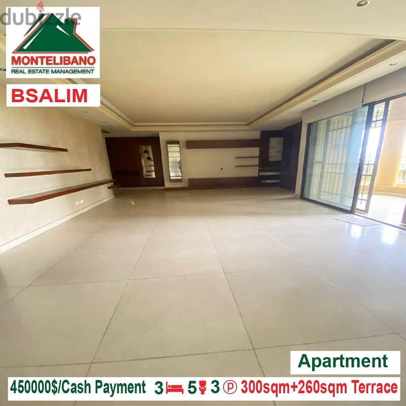 450000$!! Apartment for sale located in Bsalim 2