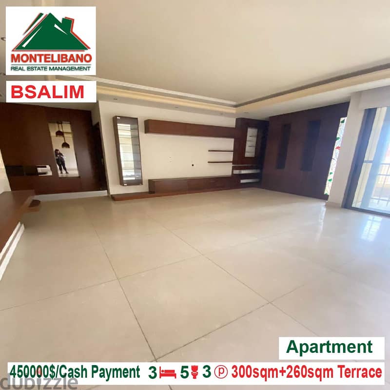 450000$!! Apartment for sale located in Bsalim 7