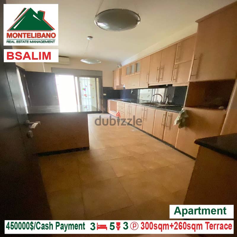 450000$!! Apartment for sale located in Bsalim 9