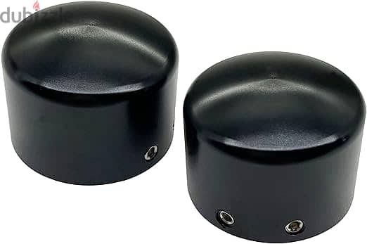 Front Axle Nut Cover Axle Caps Set Black 1