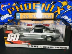 1/18 diecast Eleanor 67’ Mustang by Greenlight. New shop stock sealed