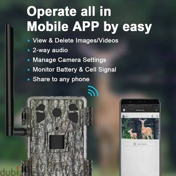 Hunting Camera 4g With Solar Panel and Batteries 3