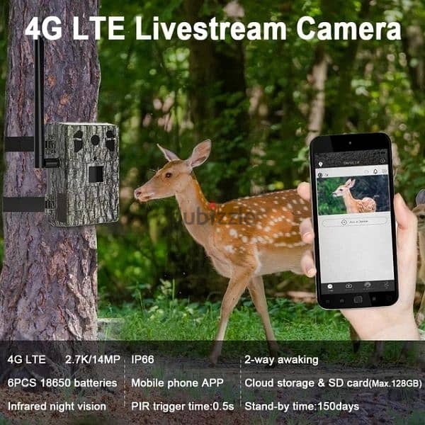 Hunting Camera 4g With Solar Panel and Batteries 4