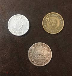 3 Lebanon coins 0