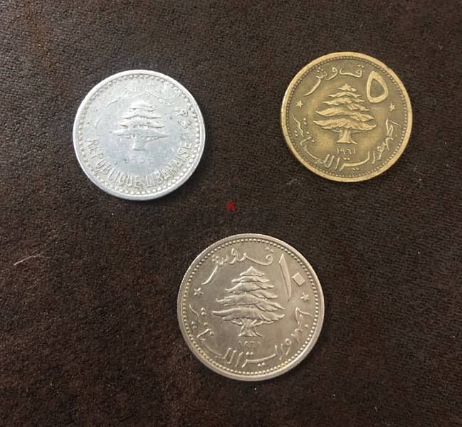 3 Lebanon coins 1
