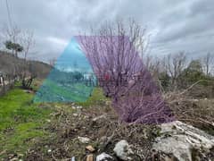 A 1360 m2 land having an open mountain view for sale in Aanaya/Jbeil