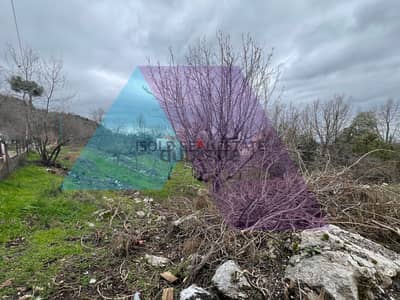 1360 m2 land+open mountain view for sale in Aanaya/Jbeil - عناية جبيل