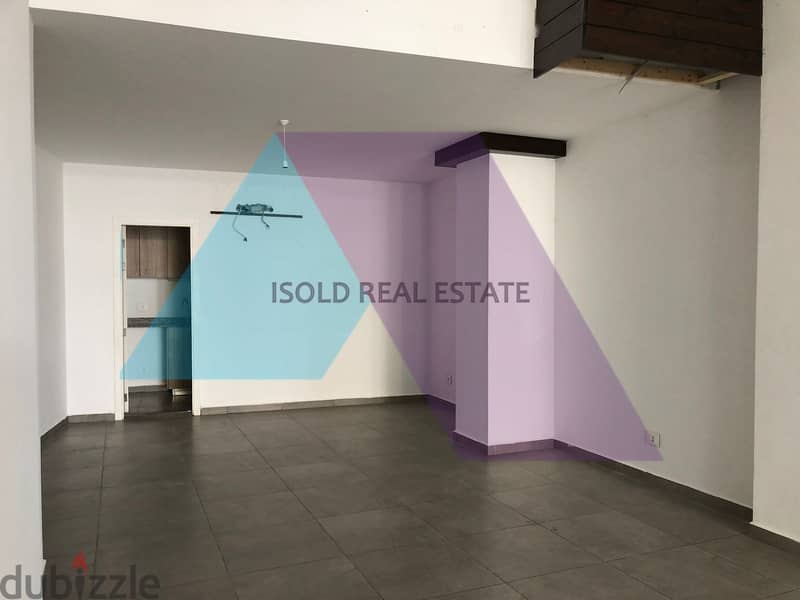 A 80 m2 ground floor store for sale in Jbeil Town 2
