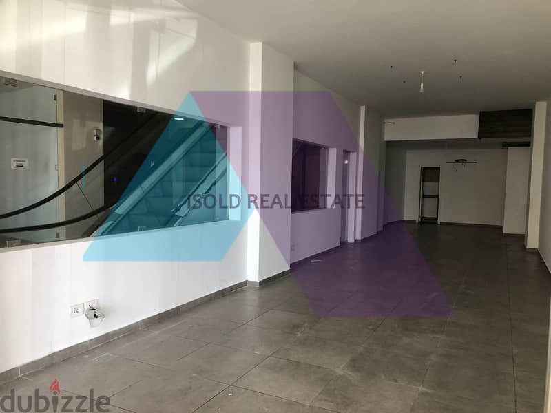 A 80 m2 ground floor store for sale in Jbeil Town 3