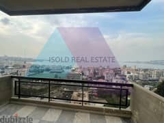 215 m2 duplex apartment+terrace+open sea view for sale in Haret Sakher