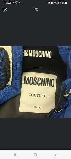 Moschino Biker Jacket - Originalline 400$ our price is 150$