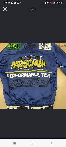 Moschino Biker Jacket - Originalline 400$ our price is 150$ 2