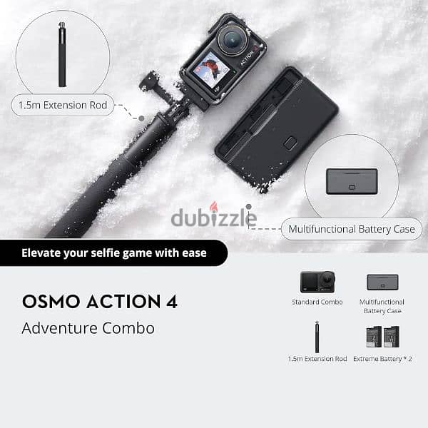 DJI Osmo Action 4 Adventure Combo Package 2