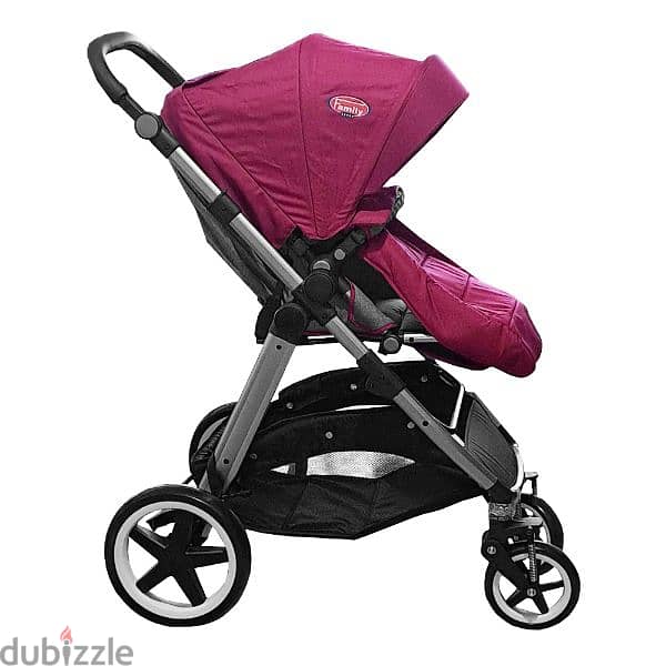 Baby Stroller With Portable Bed Car Seat And Mommy Bag 2
